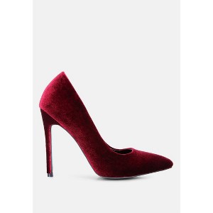Janessa Velvet Stiletto Heel Pumps - 1 of 4