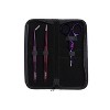 O'Creme Stainless Steel Precision Kitchen Culinary Fine-Tip Tweezer Tongs, Set of 3 - 4 of 4