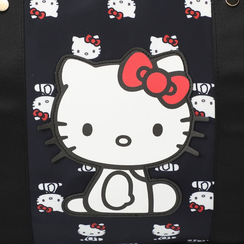 Hello Kitty AOP in Nylon with PU Accents Duffle Bag, 3 of 7