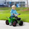 INFURNIC Baby Walkers Kids ATV Quad Ride On Car with Forward Backward Function Wear Resistant Wheels for Toddlers, Green, 27.5"*16.3"*19" - 3 of 4
