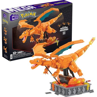 MEGA Pokemon Charizard Building Kit with Motion - 1664pcs