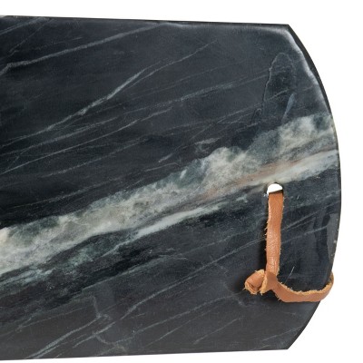 Large Black and White Marble Rectangular Cutting Board