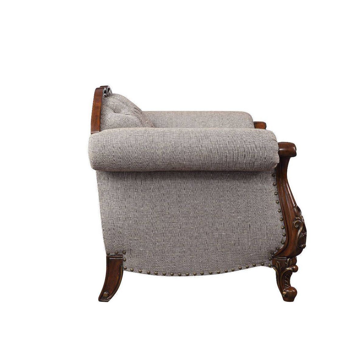 Acme Furniture Miyeon Sofa Cherry Finish - thumbnail 3