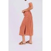 Women's Braided Drawstring Linen Skirt - WISHLIST - 3 of 3