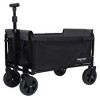 HTUTWOO Collapsible Wagons Carts Foldable with Bench Seat & Storage Compartment, Lightweight Shopping Cart, for Camping,Shopping,Gardening,Fishing - 4 of 4