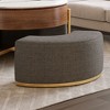 Sapphtopaz Coffee Table with Sturdy Base Elegant Center Table with Faux Marble Tod Contemporary Coffee Bar for Living Room - 4 of 4