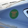Montana Tech of the University of Montana Primary Logo Automotive Car Refrigerator Locker Vinyl Circle Magnet - 3 of 4