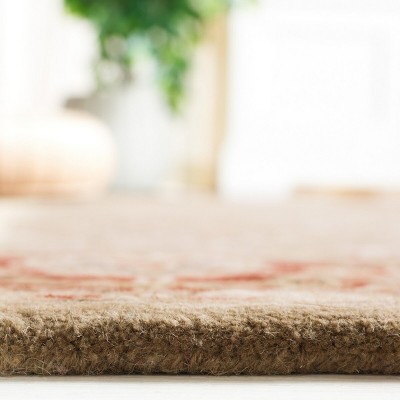 Persian Legend Oval Red and Green Hand-Tufted Wool Rug