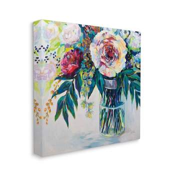 Stupell Industries Vibrant Multi-Color Spring Bouquet Abstract Painting