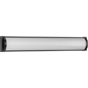 Progress Lighting Barril 1-Light LED Linear Vanity Light, Matte Black, Acrylic Shade - 1 of 1
