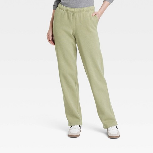 Women's Leisure Studio Mid-Rise Straight Leg Sweatpants - Universal Thread™ - image 1 of 3