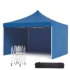 Pop Up Canopy Tent, Commercial Instant Shade Canopy Removable Sidewalls and Roller Bag, Outdoor Portable Shelter for Events, Parties, Camping - 3 of 4