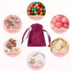 Unique Bargains Satin Drawstring Party Favor Bags Gift Bags for Birthday Candy - 4 of 4