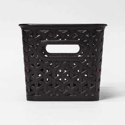 Y-Weave Medium Decorative Storage Basket White - Brightroom™