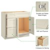 LOVMOR in Plywood Bath Vanity Cabinet with Drawers without Top for Kitchen, Bathroom, Living Room - 3 of 4