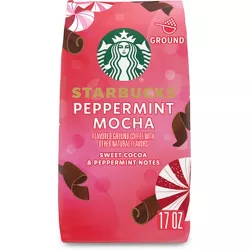 Starbucks Peppermint Mocha Medium Roast Coffee - 17oz
