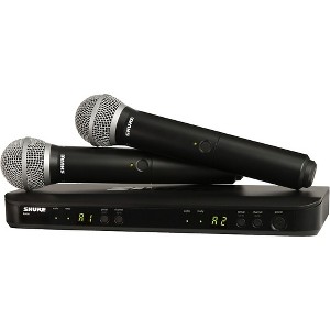 Shure BLX288/PG58 Dual-Channel Wireless System With Two PG58 Handheld Transmitters - 1 of 1
