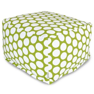 Majestic Home Goods,Ottoman Pouf Polka Dot (Large) - 1 of 4