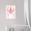 15" x 21" Pastel Unicorn Vibes Fantasy and Sci-Fi Framed Art Print - Wynwood Studio: Modern Decor, Digital Fairytale Wall Display - 3 of 4
