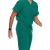 Hey Collection Mens Scrubs Set- V-Neck Scrub Top and Six Pocket Tapered Pant - 4 of 4