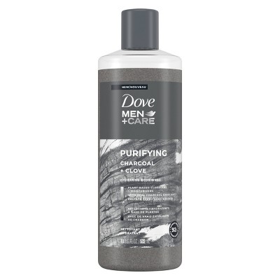 Dove Men + Care Purifying Charcoal + Clove Hydrating Body Wash Soap - 18 fl oz