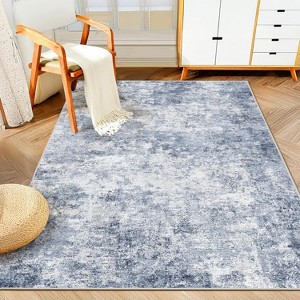 WITSHOCK Area Rugs for Living Room : Machine Washable Non Slip Modern Abstract Rug for Bedroom Under Dining Stain Resistant for Household - 1 of 4