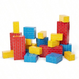 Jumbo Extra - Thick Cardboard Blocks - 40 in 3 Sizes,bright and colorful graphics - 1 of 3