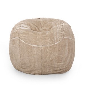 CENGHU 5'Large Bean Bag Chair with Memory Foam Filling, Faux Fur Cozy Bean Bag Chair Sofa - 1 of 4