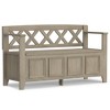 48" Halifax Entryway Storage Bench - WyndenHall - 3 of 4