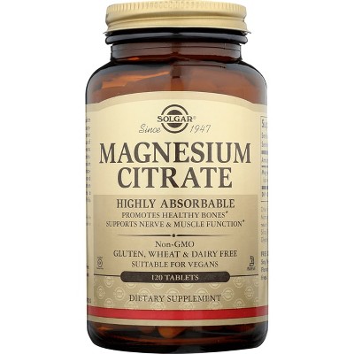 Solgar Magnesium Citrate.