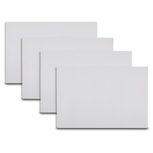 Dainty Home Lucerne Reversible Premium Vegan Leather 12" x 18" Placemats Set of 4 - 1 of 2