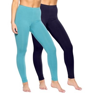Felina Womens Velvety Super Soft Lightweight Leggings, 2-Pack Yoga Pants - 1 of 1