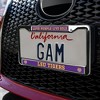 LSU Love Purple Love Gold Full Size Standard License Plate Metal Frame - 3 of 4