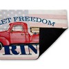 Stupell Industries Let Freedom Ring Truck Printed Outdoor Door Mat, design by Kim Allen, 18"x30" - 2 of 4
