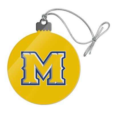 McNeese State University Secondary Logo Acrylic Christmas Tree Holiday Ornament