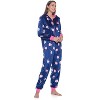 Ashford & Brooks Women's Mink Fleece Hooded One Piece Pajama Jumpsuit - 3 of 4
