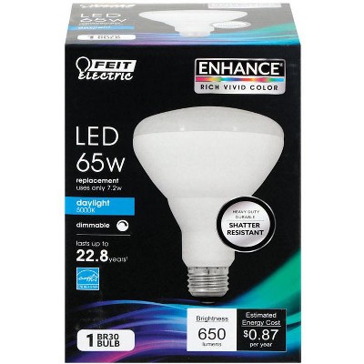 Feit Electric Br30 E26 (medium) Led Bulb Daylight 65 Watt Equivalence 1 ...