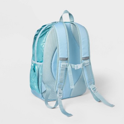 Cat & Jack - Brandclub - Kids' 17'' Classic Backpack - Cat  & Jack™ Metallic Blue: School Bookbag