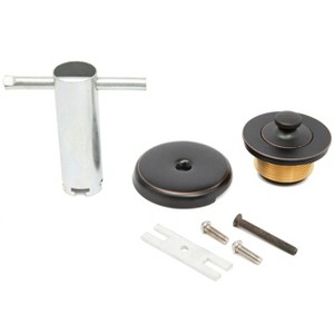 Dorence Brass Lift and Turn Bathtub Tub Drain Conversion Kit Assembly - 1 of 4