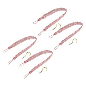 Unique Bargains Hand Woven Decorative Braided Curtain Tiebacks - 1 of 4