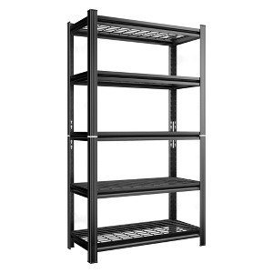 Clihome Heavy Duty Shelving Unit 5-Tier, 2000 lb Capacity,Adjustable Height Metal Storage Rack - 1 of 4