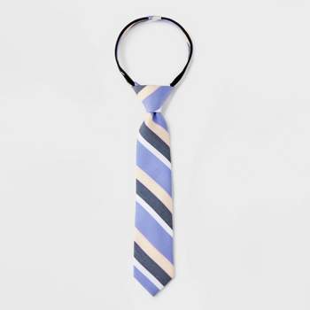 Boys' Woven Zip Necktie with Stripe - Cat & Jack™ Blue