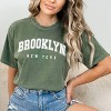 Simply Sage Market Women's Brooklyn New York Short Sleeve Garment Dyed Tee - 2 of 2