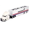 Mack Anthem Enclosed Car Transporter "Mack" White with Red and Blue Stripes "Custom Haulers" Series 1/64 Diecast Model by Maisto - 2 of 4