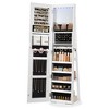 Jewelry Cabinet Standing Spinning Jewelry Armoire Organizer Box - 3 of 4