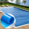 VEVOR Solar Pool Cover, 32 x 16 ft Rectangle Solar Blanket for Pools, Inground Above Ground Swimming Pool Solar Cover,16 mil Solar Covers Blue - 2 of 4