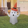 A Holiday Company Inflatable Ghost LED Lighted Yard Halloween Decoration - 4 ft - White - 2 of 2