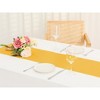 Unique Bargains Wedding Banquets Satin Table Runner 12 x 108 Inches 10 Pcs - 2 of 4