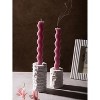 Flores Marble Taper Candle Holder, Set of 2 - 2 of 3
