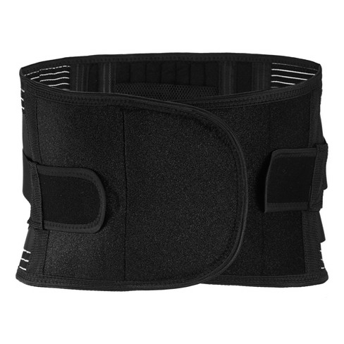 Unique Bargains Back Brace For Lower Back Pain Women Men Breathable Lumbar  Support Belt For Ease Herniated Disc Scoliosis M Size : Target
